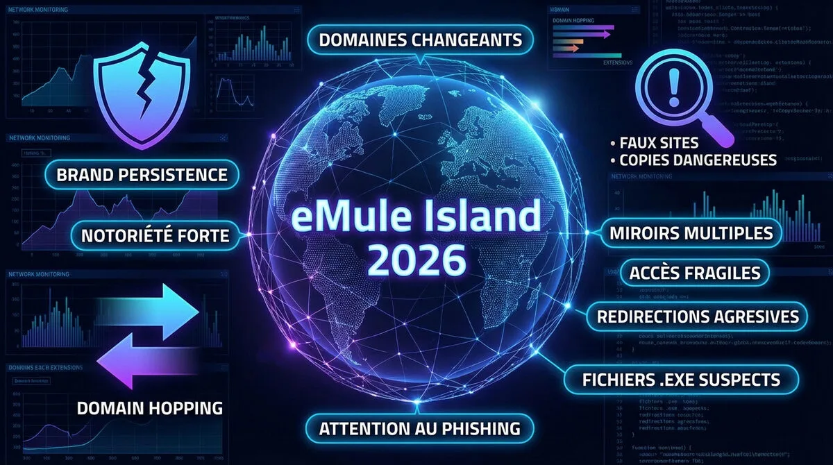 Cybersécurité eMule Island