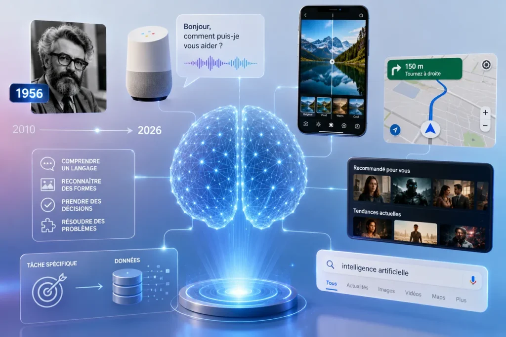 Intelligence artificielle et technologie futuriste
