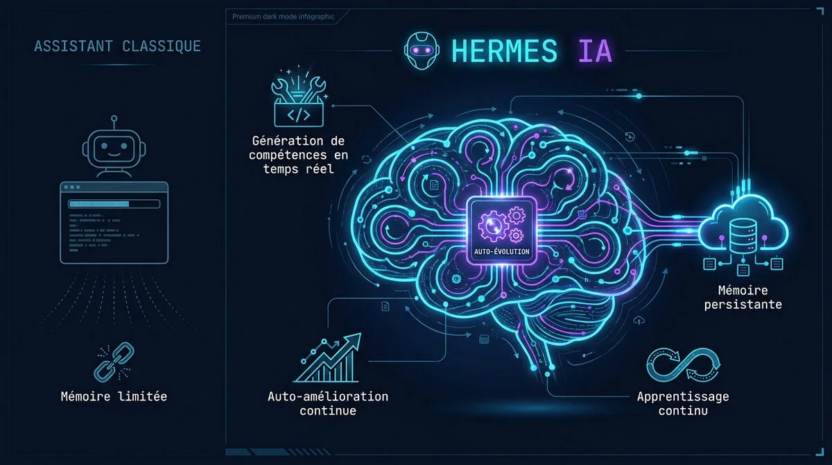 Évolution de l'IA avec Hermes