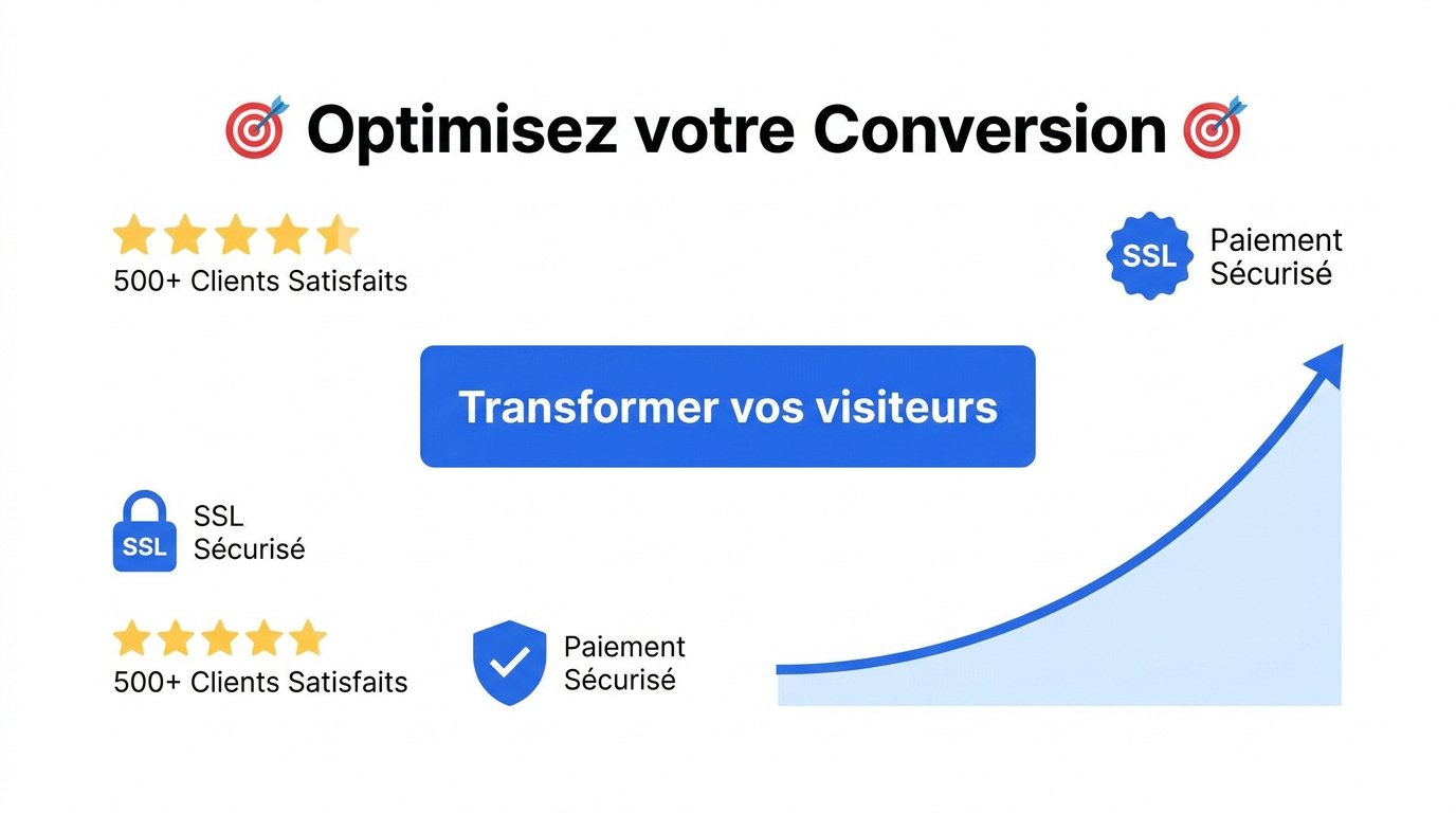 Schéma d'une landing page efficace optimisée pour la conversion mobile et desktop