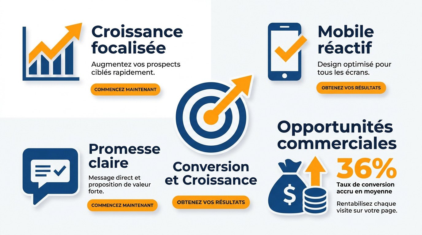 Landing page performante pour PME