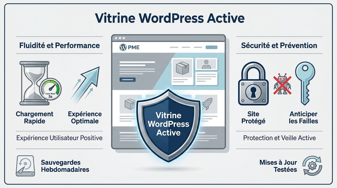 Maintenance et sécurité d'un site WordPress pour PME