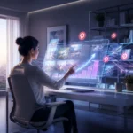 Interface holographique de croissance