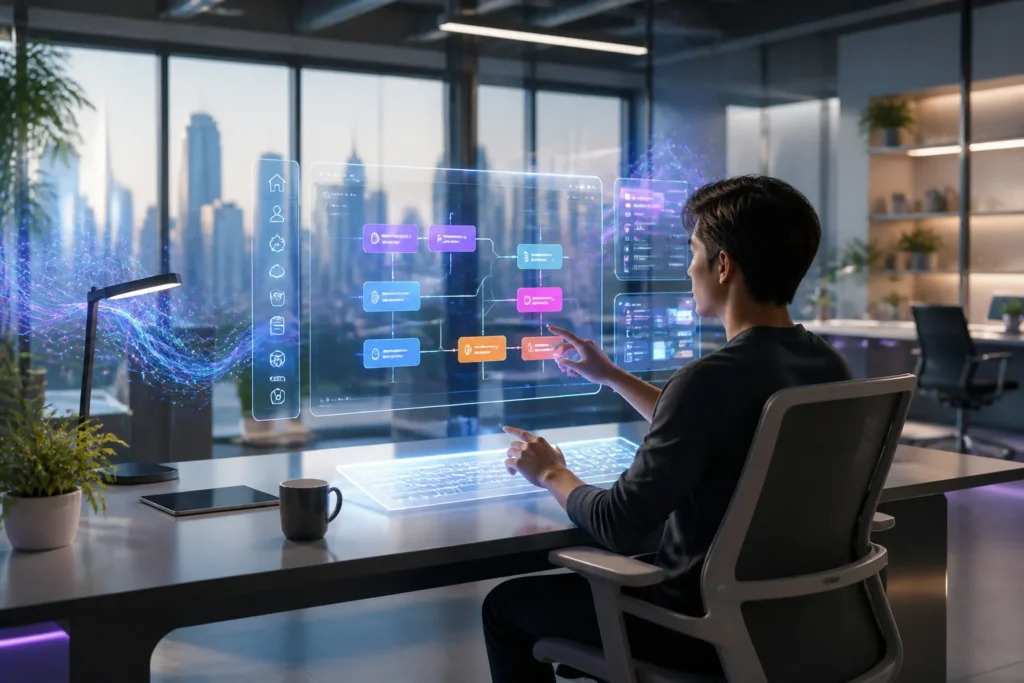 Innovation sans code avec ia holographique