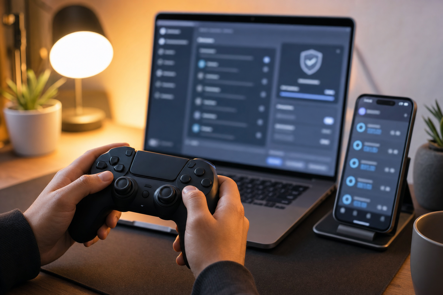 Compte de jeu vidéo sécurisé avec authentification à deux facteurs