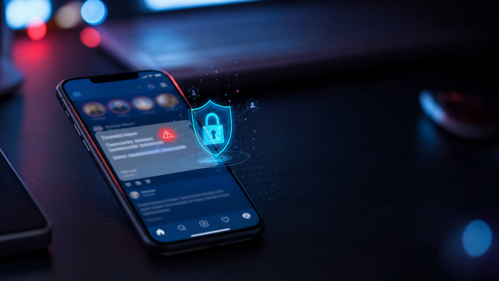 Arnaque Instagram et protection du compte