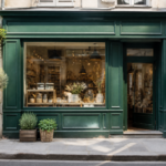 Devanture d'une petite boutique de quartier, la fiche Google Business Profile étant la vitrine en ligne de ce type de commerce